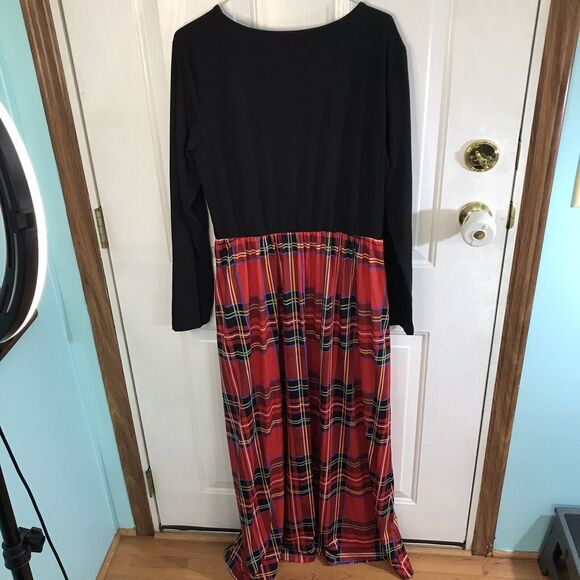 Dress L with tags black and red long - Picture 4 of 6